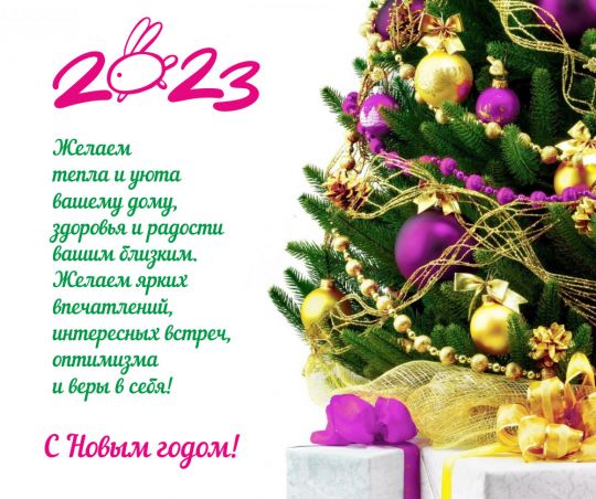 Поздравляем с Новым годом!